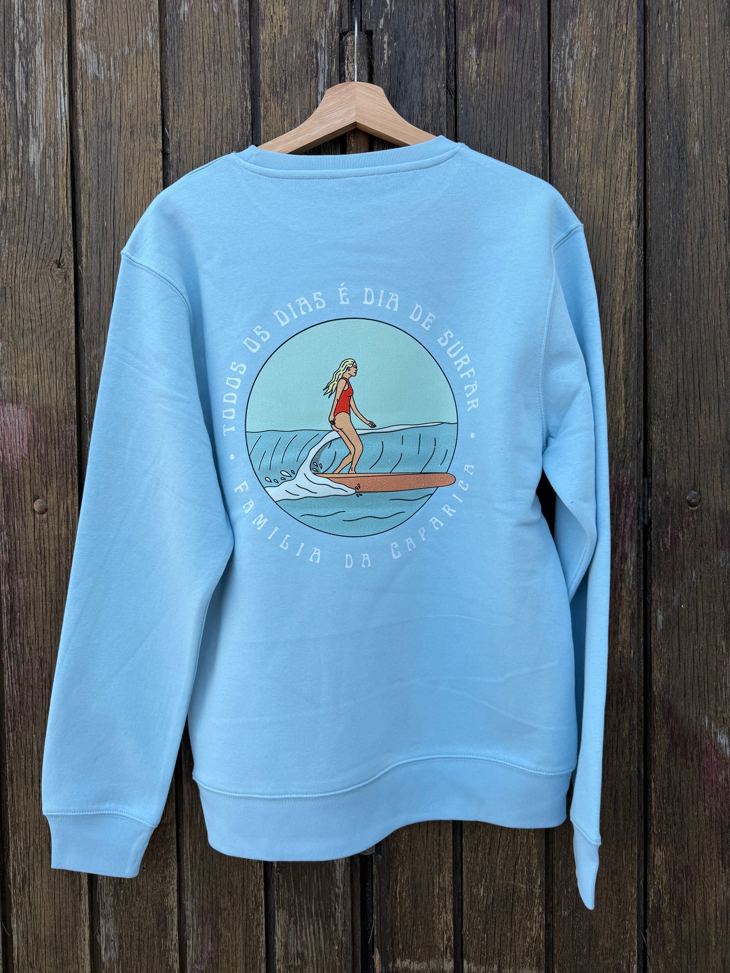 Sweatshirt / Familia da caparica (Crystal Blue)