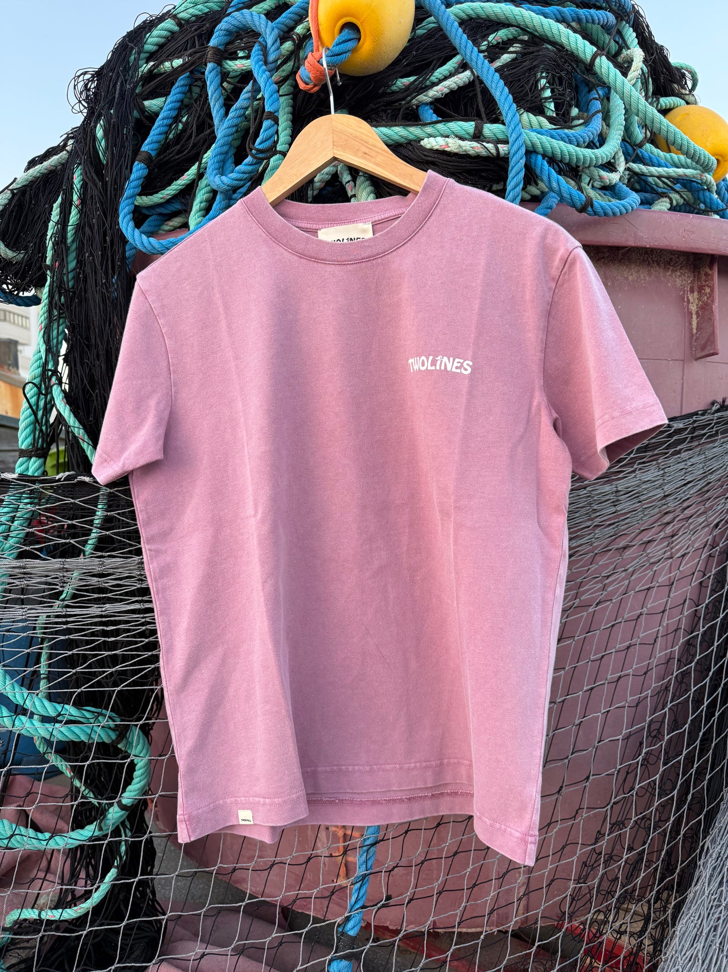 T-Shirt Twolines - SOUL SURF GIRLS LAVANDA
