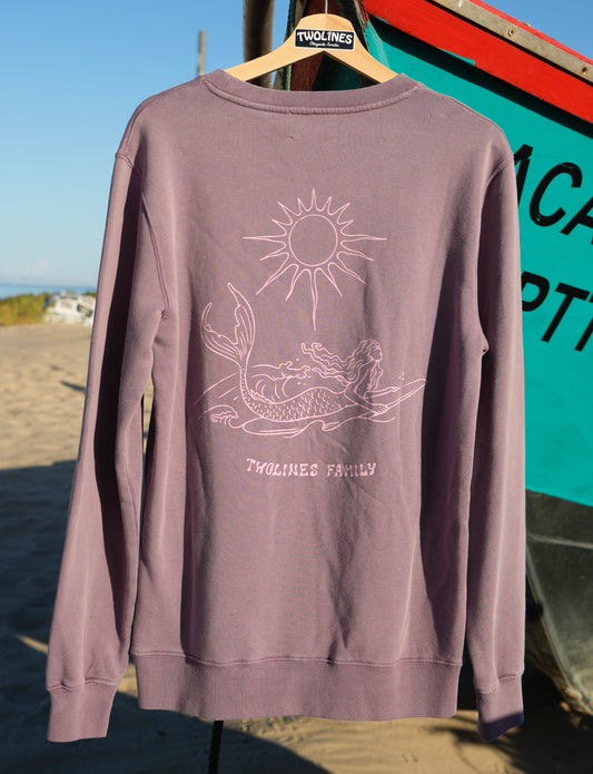 Sweatshirt  / marmeid purple