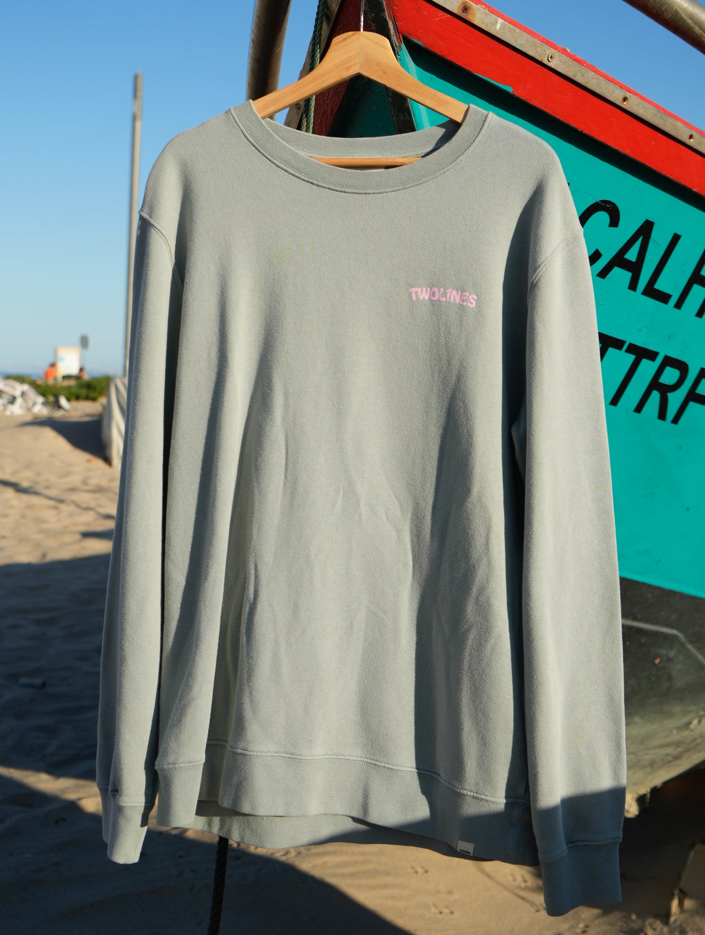 Sweatshirt / Caparica marmeid light green