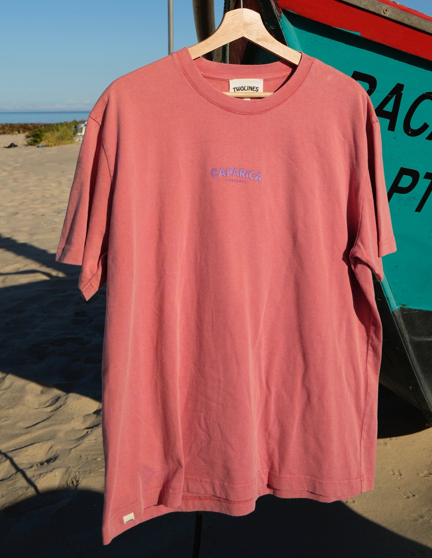 T-Shirt Twolines - caparica  goiaba