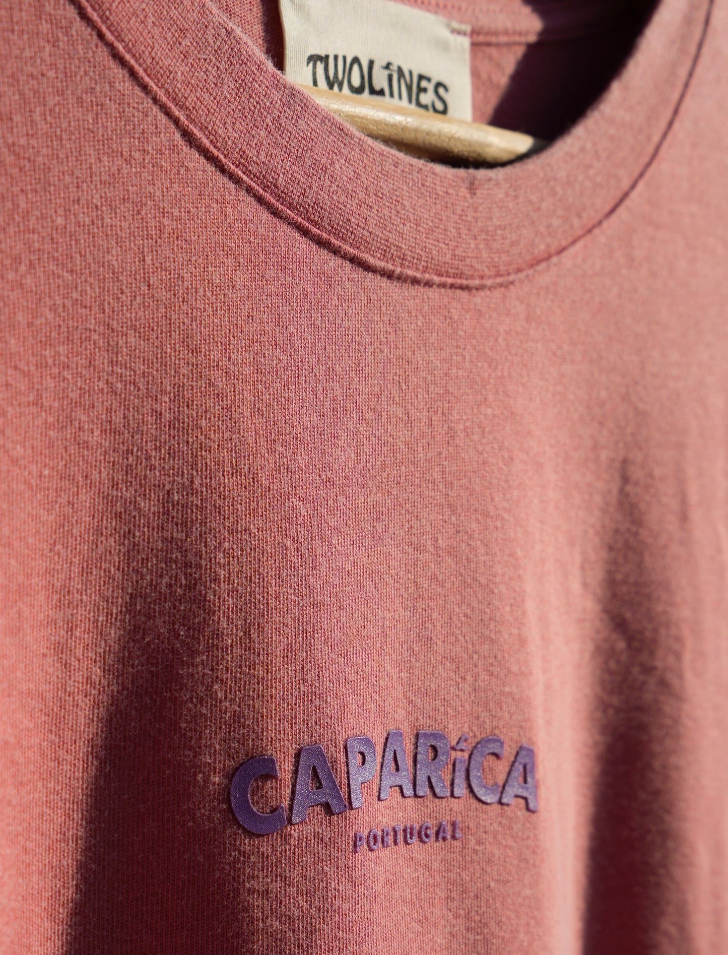 T-Shirt Twolines - caparica  goiaba