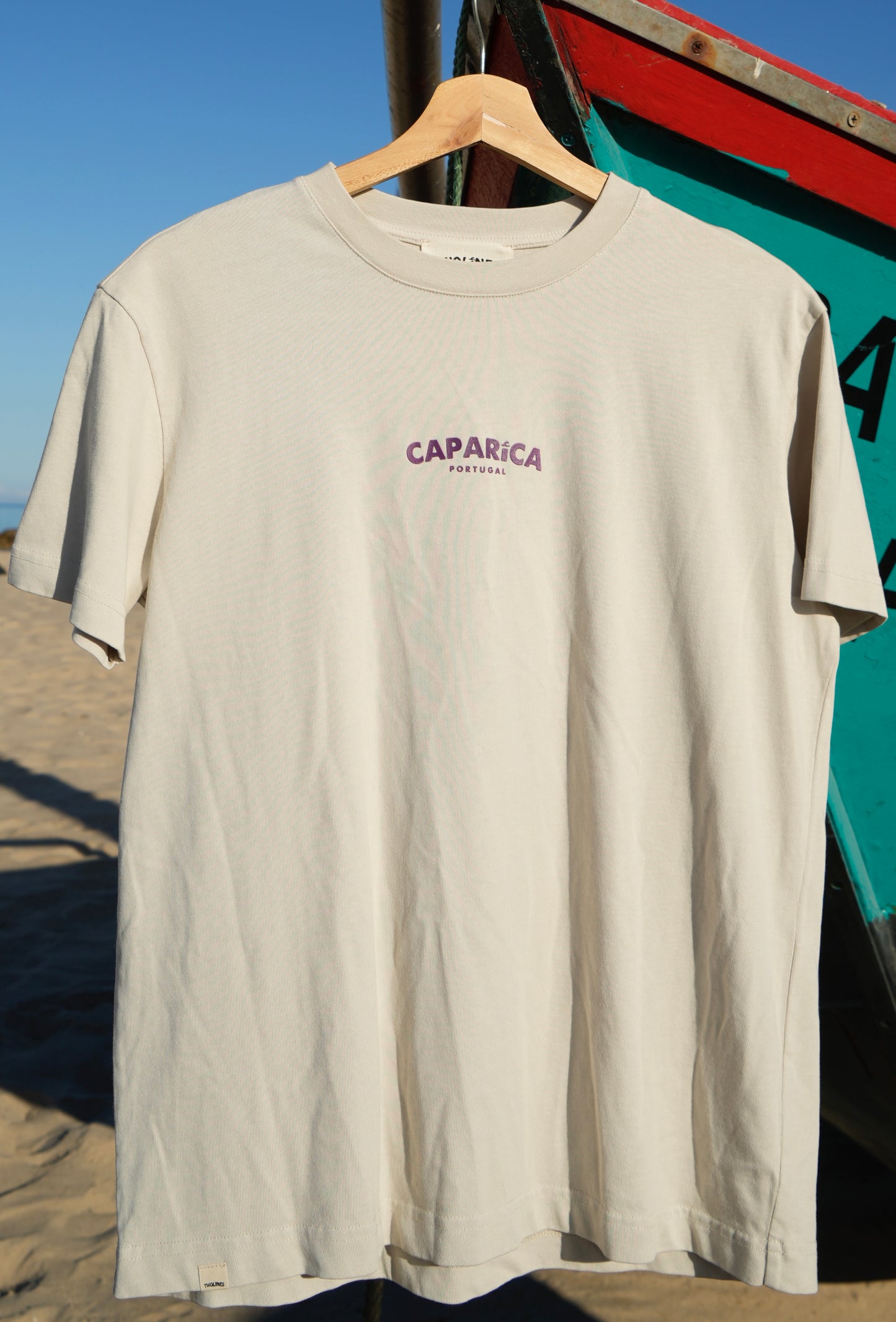 T-Shirt Twolines - caparica  sand