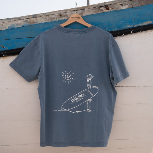 T-Shirt Twolines - Beginner frendly    (azul) blue