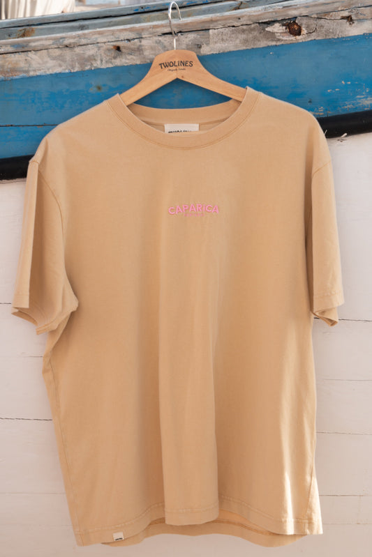 T-Shirt Twolines - caparica littler wave  / Dune