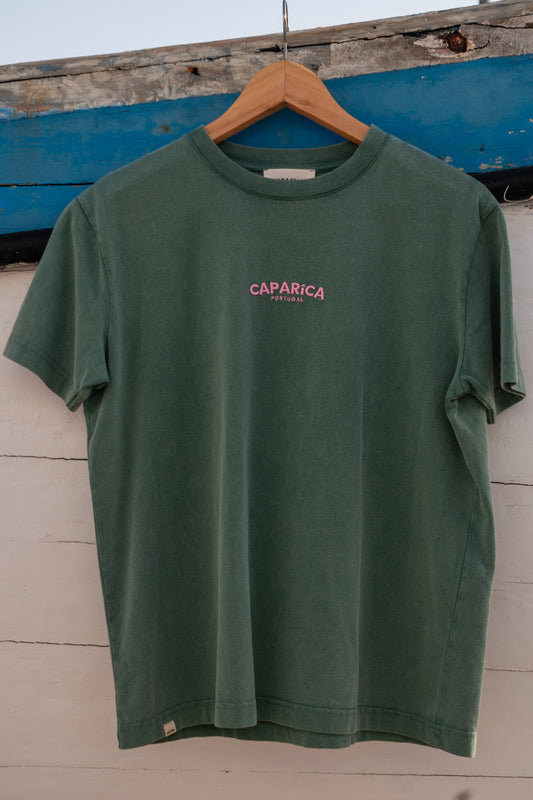 T-Shirt Twolines - caparica littler wave  / green
