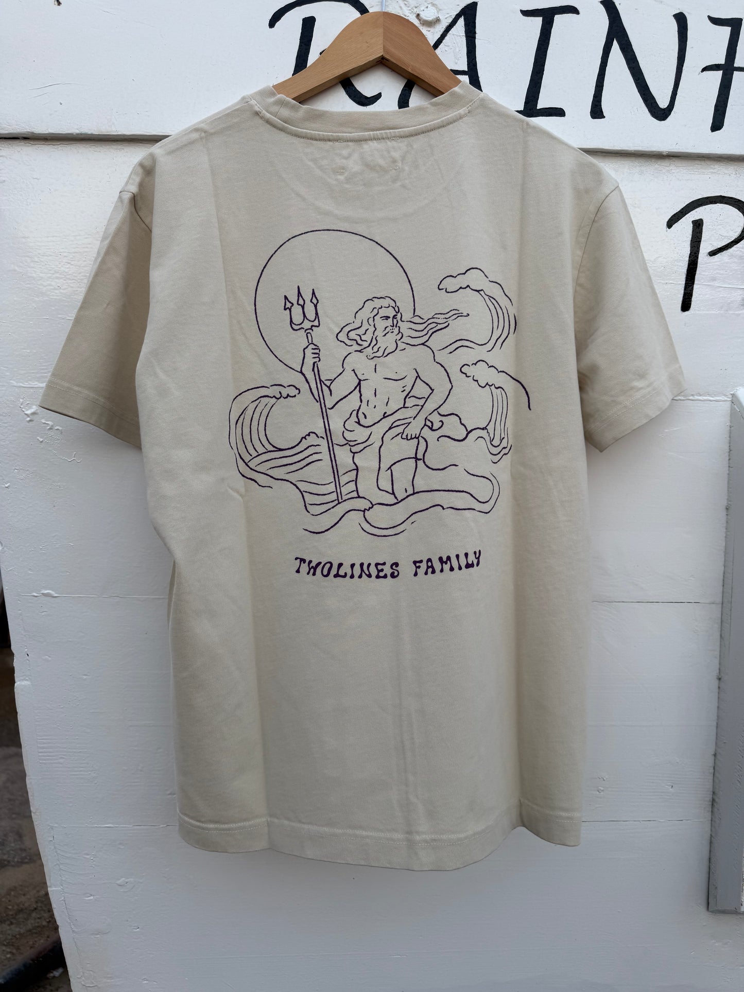 T-Shirt Twolines - POISEDON SAND