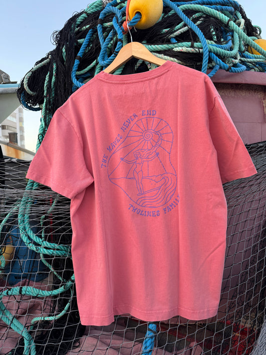 T-Shirt Twolines SOUL SURF GIRLS  GOIABA
