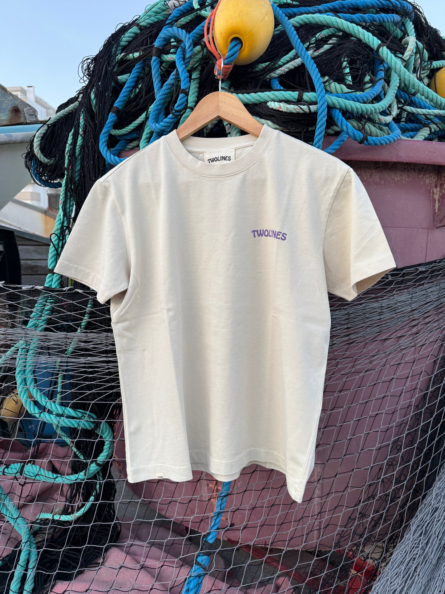 T-Shirt Twolines - POISEDON SAND